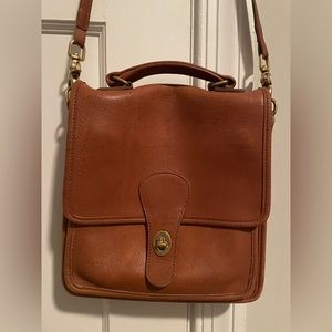 Vintage Coach Brown Crossbody Purse